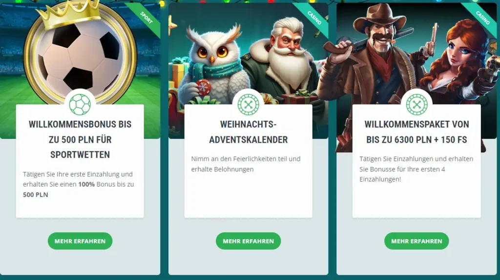 Promoções de apostas grátis